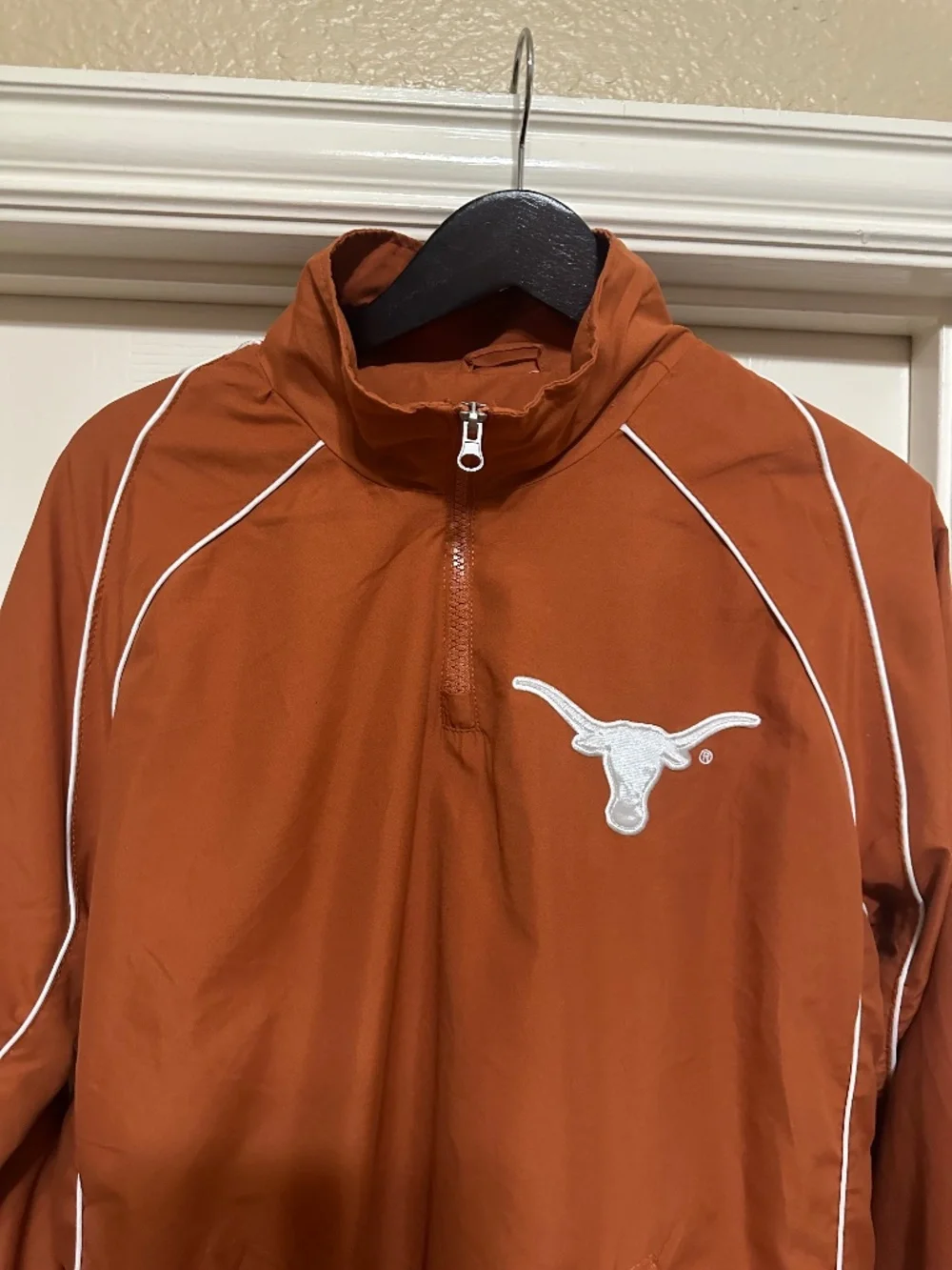 NWT Vintage UT Longhorns 1/4 Zip Lined Pullover M